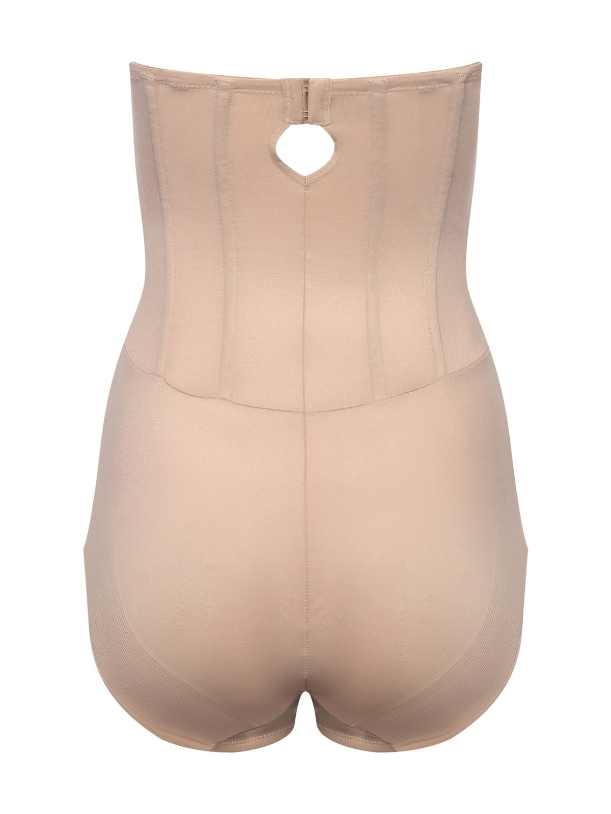 a nude strapless tummy control body shaper shapewear