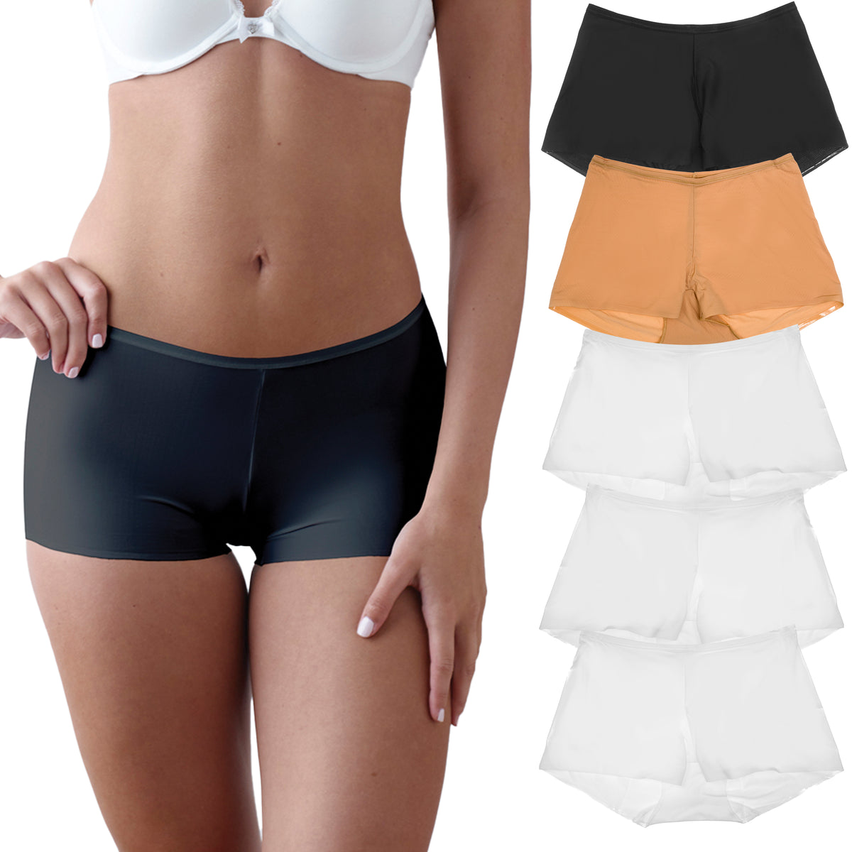 5-Pack Microfiber Boyshort - Cupid Intimates