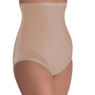 Beige shapewear worn by a person on a white background