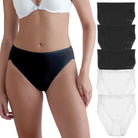 5-Pack Clean Finish Microfiber High-Cut Brief - Cupid Intimates
