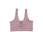 a mauve bralette