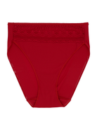 Lace Trim High-Cut Brief - Cupid Intimates