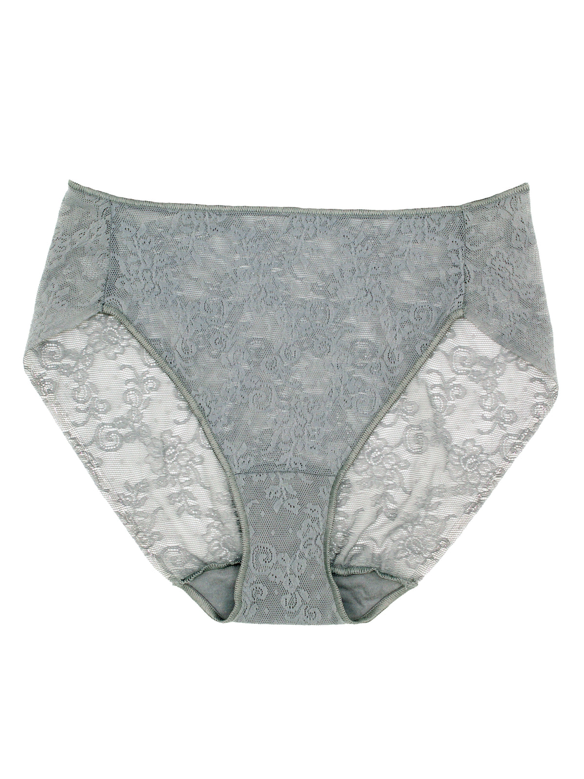 a grey high cut brief panty