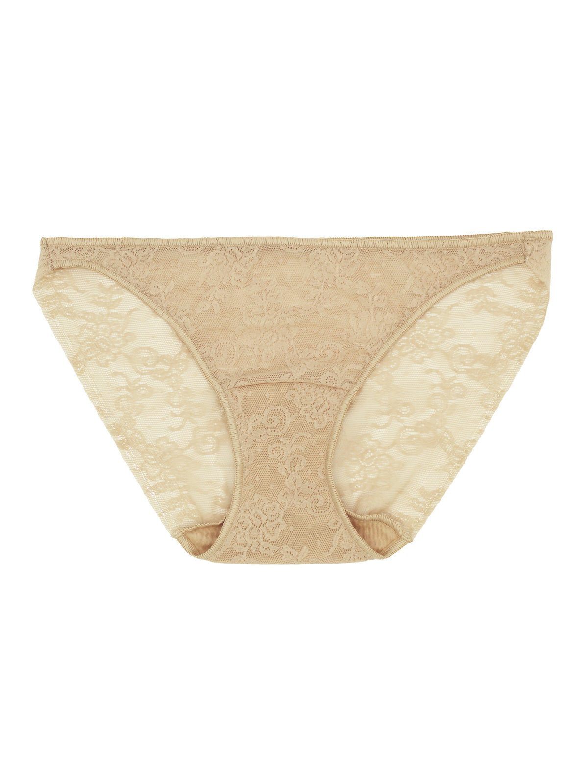 a nude lace bikini panty
